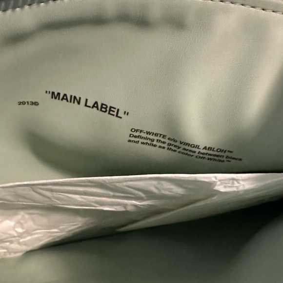 Off-White VIRGIL ABLOH 2013 Leather Clutch“NOTHING NEW” Collection - Picture 12 of 15